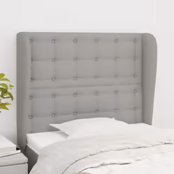 VidaXL 3118364 tête de lit et pied de lit Gris clair