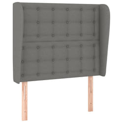 VidaXL 3118365 tête de lit et pied de lit Gris foncé
