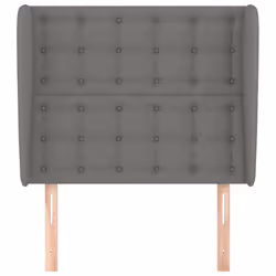 VidaXL 3118365 tête de lit et pied de lit Gris foncé