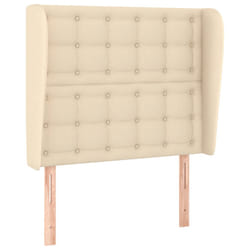 VidaXL 3118409 tête de lit et pied de lit Crème