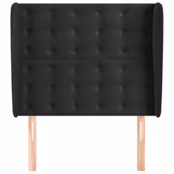 VidaXL 3118422 tête de lit et pied de lit Noir