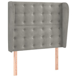 VidaXL 3118432 tête de lit et pied de lit Gris clair
