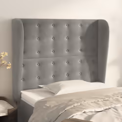 VidaXL 3118432 tête de lit et pied de lit Gris clair