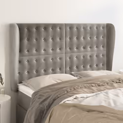 VidaXL 3118438 tête de lit et pied de lit Gris clair