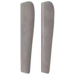 VidaXL 3118438 tête de lit et pied de lit Gris clair - Vue supplémentaire 4