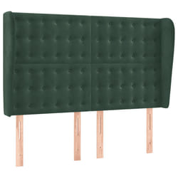 VidaXL 3118441 tête de lit et pied de lit Vert foncé