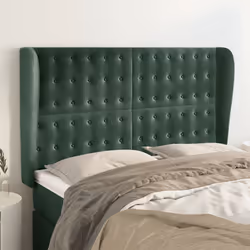 VidaXL 3118441 tête de lit et pied de lit Vert foncé