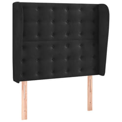 VidaXL 3118446 tête de lit et pied de lit Noir