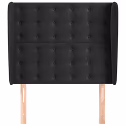VidaXL 3118446 tête de lit et pied de lit Noir