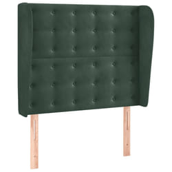 VidaXL 3118453 tête de lit et pied de lit Vert foncé
