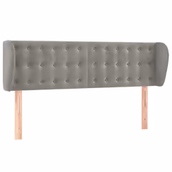 VidaXL 3118456, Gris clair, Polyester, Bois, 2030 mm, 118 cm, 128 cm, 230 mm