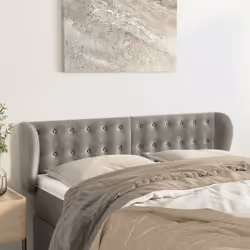 VidaXL 3118456 tête de lit et pied de lit Gris clair