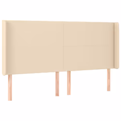 VidaXL 3118507, Crème, Polyester, Bois, 1830 mm, 78 cm, 88 cm, 160 mm