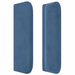 VidaXL 3118522 tête de lit et pied de lit Bleu foncé - Vue supplémentaire 4