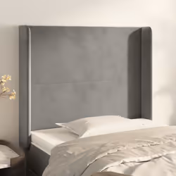 VidaXL 3118524 tête de lit et pied de lit Gris clair