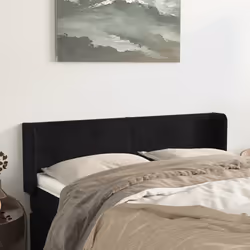 VidaXL 3118538 tête de lit et pied de lit Noir