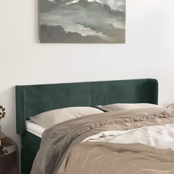 VidaXL 3118539 tête de lit et pied de lit Vert foncé