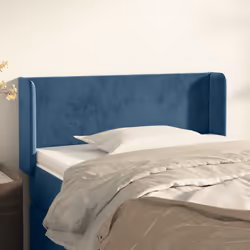 VidaXL 3118546 tête de lit et pied de lit Bleu foncé