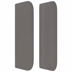 VidaXL 3118588 tête de lit et pied de lit Gris - Vue supplémentaire 4