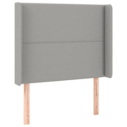 VidaXL 3118626 tête de lit et pied de lit Gris clair
