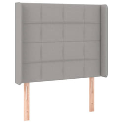 VidaXL 3118766 tête de lit et pied de lit Gris clair