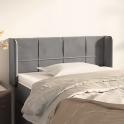 VidaXL 3118798 tête de lit et pied de lit Gris clair