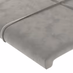 VidaXL 3118804 tête de lit et pied de lit Gris clair - Vue supplémentaire 5