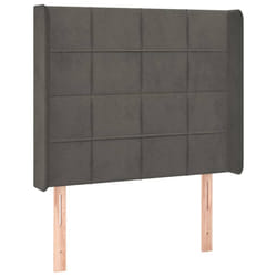 VidaXL 3118811 tête de lit et pied de lit Gris foncé