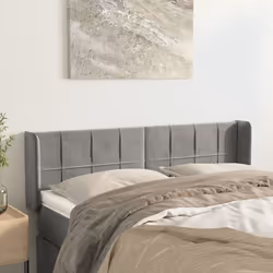 VidaXL 3118816 tête de lit et pied de lit Gris clair