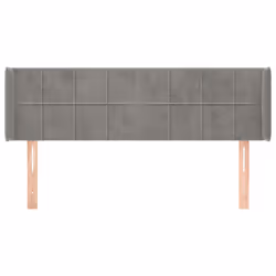 VidaXL 3118816 tête de lit et pied de lit Gris clair