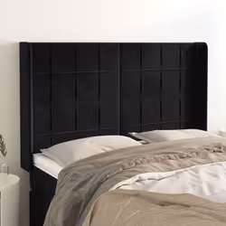 VidaXL 3118818 tête de lit et pied de lit Noir