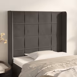 VidaXL 3118823 tête de lit et pied de lit Gris foncé