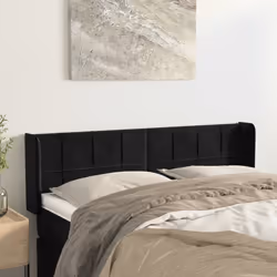 VidaXL 3118824 tête de lit et pied de lit Noir