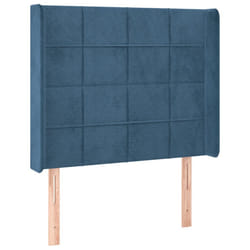 VidaXL 3118826 tête de lit et pied de lit Bleu foncé
