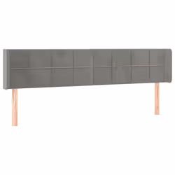 VidaXL 3118828, Gris clair, Polyester, Bois, 1830 mm, 78 cm, 88 cm, 160 mm