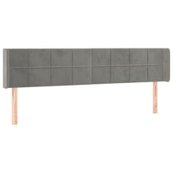 VidaXL 3118834 tête de lit et pied de lit Gris clair