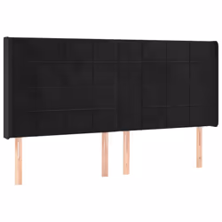 VidaXL 3118836, Noir, Polyester, Bois, 2030 mm, 78 cm, 88 cm, 160 mm
