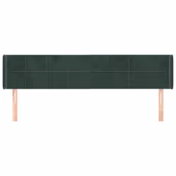 VidaXL 3118837 tête de lit et pied de lit Vert foncé