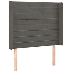 VidaXL 3118939 tête de lit et pied de lit Gris foncé
