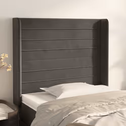 VidaXL 3118939 tête de lit et pied de lit Gris foncé
