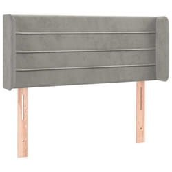 VidaXL 3118944 tête de lit et pied de lit Gris clair