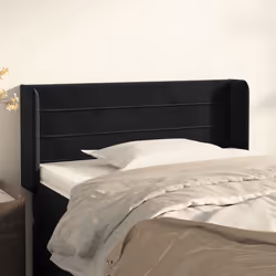 VidaXL 3118946 tête de lit et pied de lit Noir