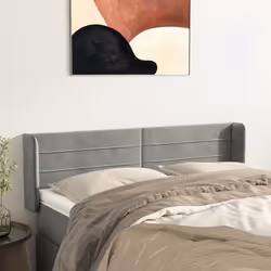 VidaXL 3118956 tête de lit et pied de lit Gris clair
