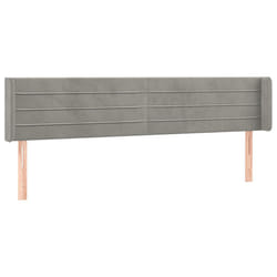 VidaXL 3118968 tête de lit et pied de lit Gris clair