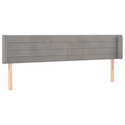 VidaXL 3118974, Gris clair, Polyester, Bois, 2030 mm, 78 cm, 88 cm, 160 mm