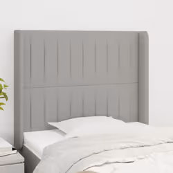 VidaXL 3118996 tête de lit et pied de lit Gris clair