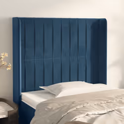 VidaXL 3119040 tête de lit et pied de lit Bleu foncé