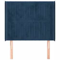 VidaXL 3119040 tête de lit et pied de lit Bleu foncé