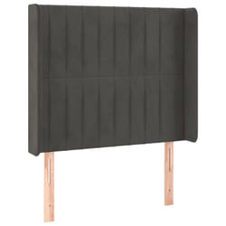 VidaXL 3119055 tête de lit et pied de lit Gris foncé