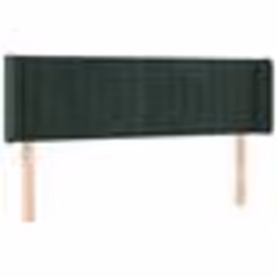 vidaXL Tête de lit avec oreilles Vert foncé 147x16x78/88 cm Velours